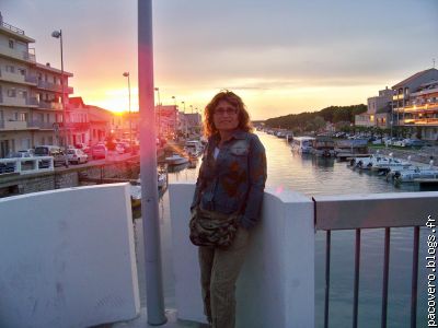 Coucher de soleil sur Palavas les flots